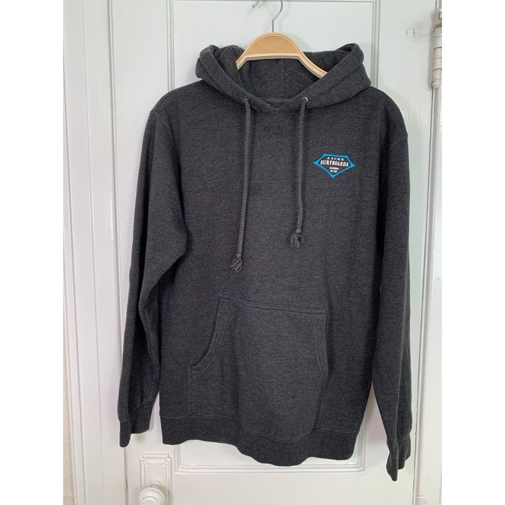 Jack's Surfboards Retro Lam Classic Pullover Hoodie Charcoal Heather / Size M